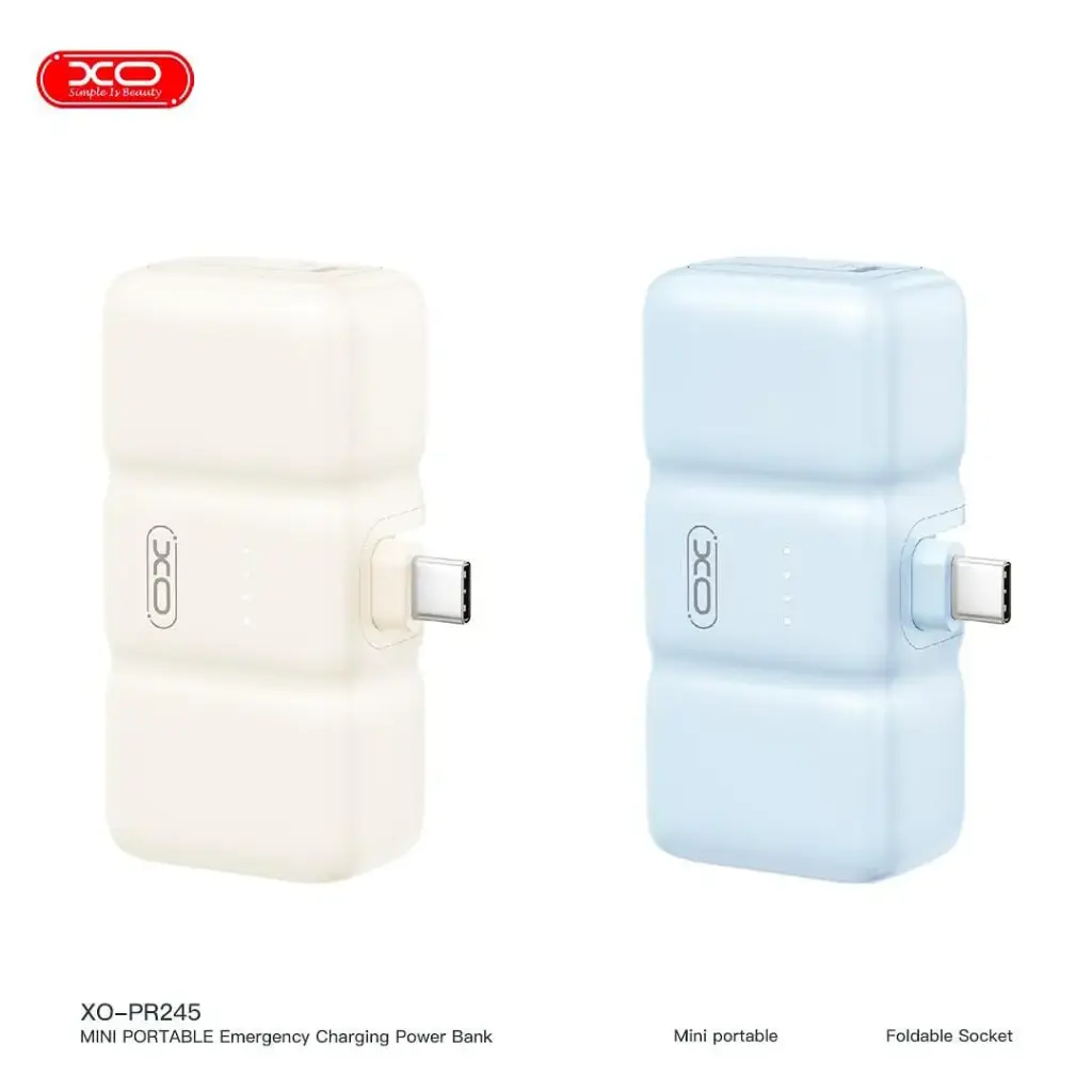 Mini Power Bank Tipo C 5000mAh XO-PR245 - Imagen 1