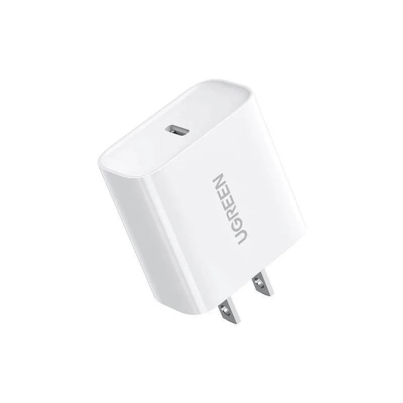 Cargador de Pared Ugreen CD137 20W Puerto USB-C Carga Rapida A Blanco - Imagen 1