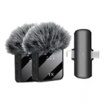 Microphone Wireless F15-2 Tipo c y iPhone Doble