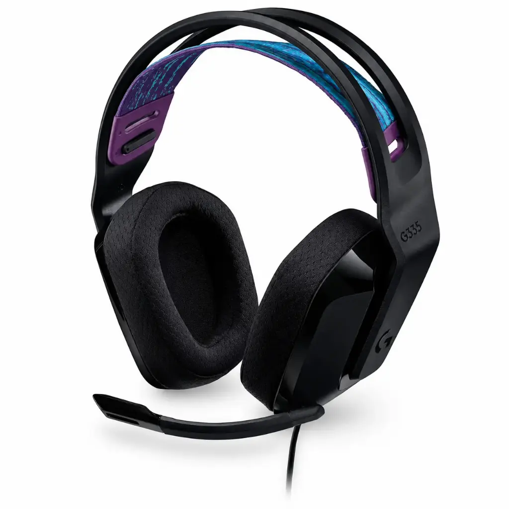 0e751c806103deb5512a1be2b90f1e89_Logitech_G335_Gaming_Headset_Black_3.5mm_Aud_Jack_2349 Logitech G335 Gaming Headset Black 3.5mm Aud Jack - Imagen 1