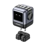 Cargador Ugreen CD361 65W 2 Puertos USB-C Y 1 Puerto USB-A Carga Rapida Negro