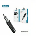 GODES BT104 Receptor Bluetooth para Carro – Música y Llamadas Manos Libres