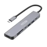 Adaptador USB-C a HDMI 7 en 1 4K – Hub Multipuerto para Laptop y Tablet