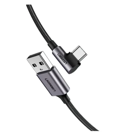 Cable Ugreen US284 USB-A A USB-C Angulo recto 1 Metro