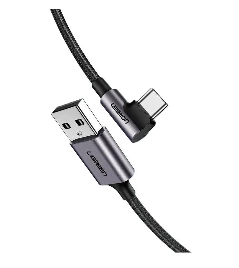 Cable Ugreen US284 USB-A A USB-C Angulo recto 1 Metro - Imagen 1