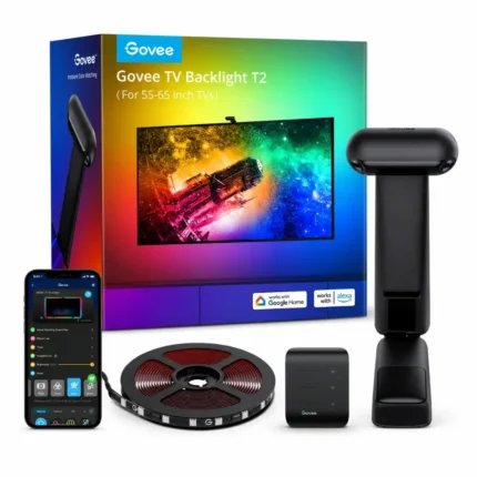 Govee Luces Envisual TV BackLight T2 con dual Camaras H605C (55-65IN)