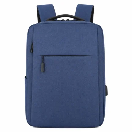 Mochila SPX-1 para Laptop de 14” con Múltiples Compartimientos y Puerto Usb Azul