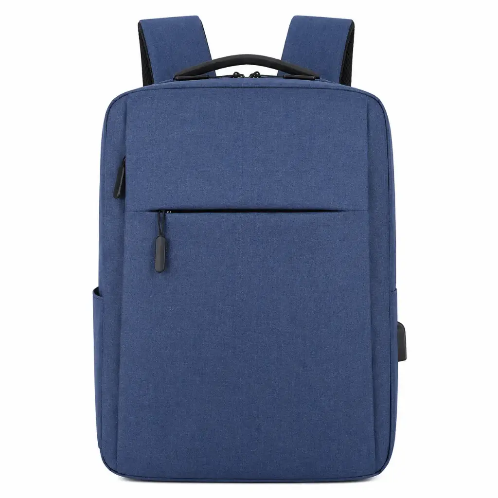 Mochila SPX-1 para Laptop de 14” con Múltiples Compartimientos y Puerto Usb Azul - Imagen 1