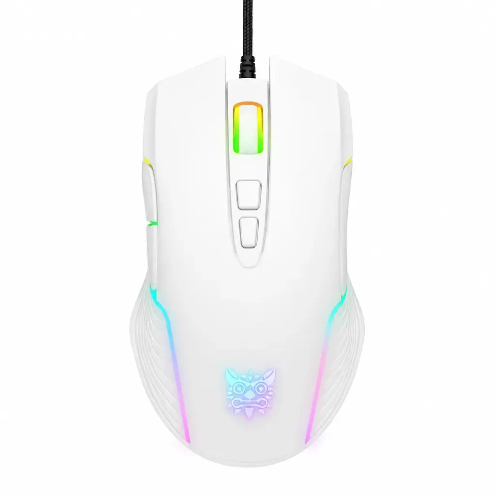Onikuma Gaming Wired E-Sports Gaming Mouse RGB CW905 White - Imagen 1