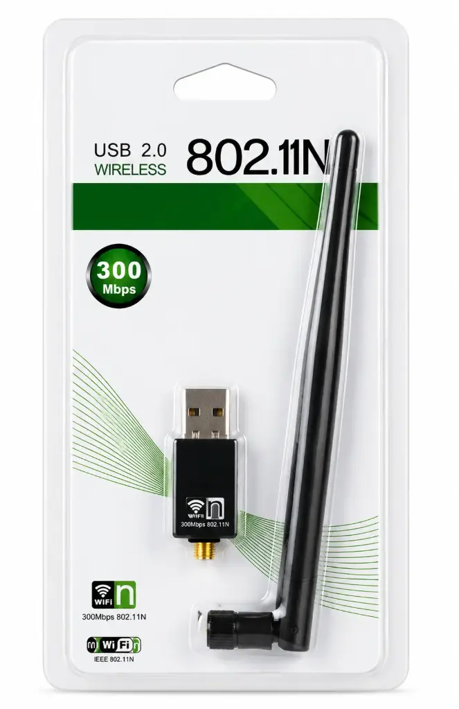 1f1b95b95c238ac2cac87d5d0ff4293c_Adaptador_WiFi_USB_2.0_300Mbps_802.11n_con_Antena_Externa_2388 Adaptador WiFi USB 2.0 300Mbps 802.11n con Antena Externa - Imagen 1