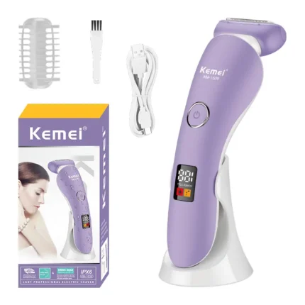 Kemei Swing Head Lady´s Shaver 50min KM-1539