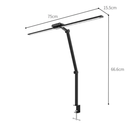 Nada Umbral Pro 36W Ultra Bright Architect Desk Lamp 3 Light Bars