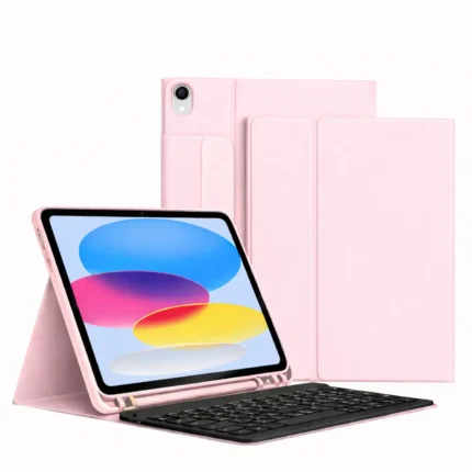 Case iPad 2 in 1 - 10.2,10.5 For Keyboard Bluetooth Rosa