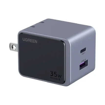 Cargador de Pared Ugreen X507 Nexodes 35W 1 Puerto USB-A Y 1 Puerto USB-C Carga Rapida