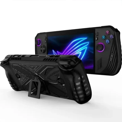 Case Rog Ally X Silicone con Holder Negro