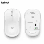 Logitech Mouse Inalámbrico M240 Silent Bluetooth Blanco – Silencioso y Compacto