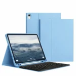 Case iPad 2 in 1 - 10.2,10.5 For Keyboard Bluetooth Celeste