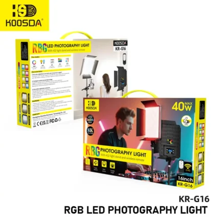 Koosda RGB Photography Light 40W MAX KR-G16