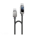 Yesido Cable CA179 LED 100W Type-C 1.2m 5A BLACK