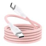 1Hora Cable 1 Metro Braided 3A A C Rosado CAB272R