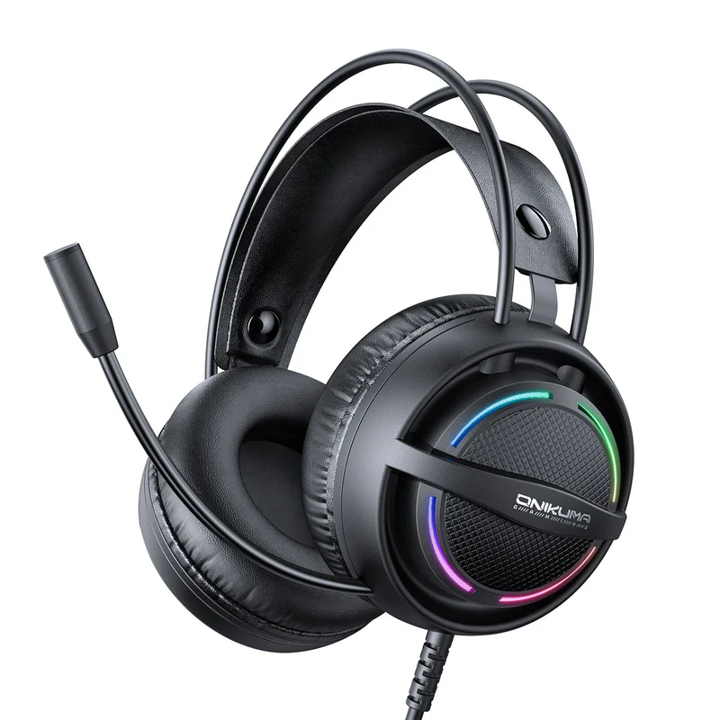 Onikuma X88 Headset Gamer RGB – Audífonos con Micrófono para PC y Consolas - Imagen 1