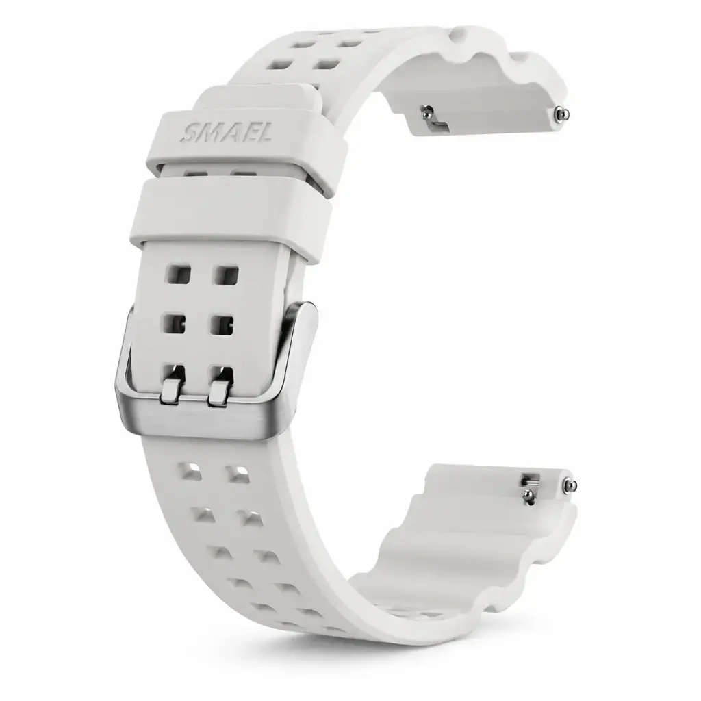 49debefe2808a09ceb128ba79390bd69_Correa_Deportiva_Cubitt_para_Smartwatch_Blanca_–_Silicona_Ajustable_y_Transpirable_2526 Correa Deportiva Cubitt para Smartwatch Blanca – Silicona Ajustable y Transpirable - Imagen 1