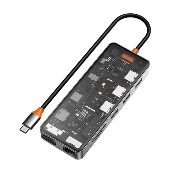 54072dcd9f4cdec0283f528dd62a7a40_WiWU_Cyber_Hub_8_en_1_CB008_Gris_–_Adaptador_Multipuerto_USB-C_con_HDMI_4K_75 WiWU Cyber Hub 8 en 1 CB008 Gris – Adaptador Multipuerto USB-C con HDMI 4K - Imagen 1