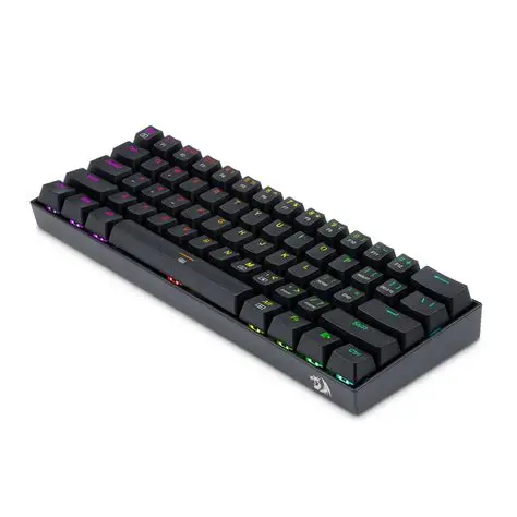 Redragon Teclado DragonBord Gaming Mecanico RGB Lighting Negro K630RGB-SP-RED - Imagen 1