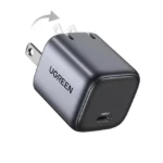 Cargador Ugreen CD319 Gan 30W Carga Rápida GRIS