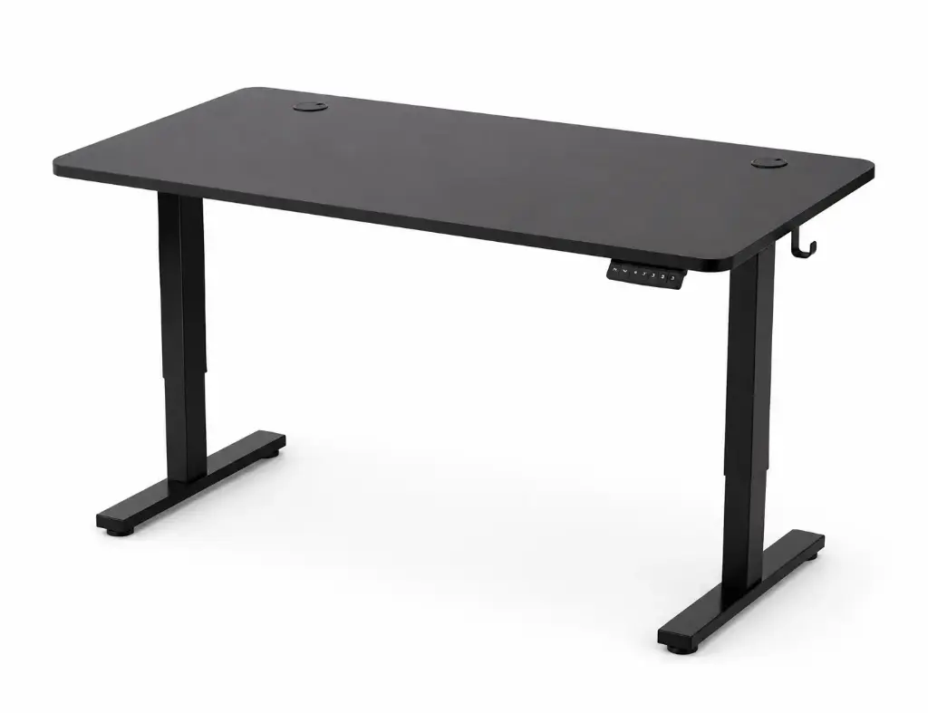 Mesa de Escritorio Gaming P-64-UD Ajustable 73-118cm Back + Cup Holder - Imagen 1