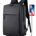 Mochila SPX-1 para Laptop de 14” con Múltiples Compartimientos y Puerto Usb Negro