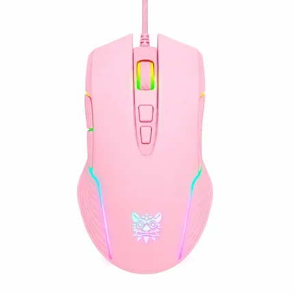 Onikuma Gaming Wired E-Sports Gaming Mouse RGB CW905 Pink