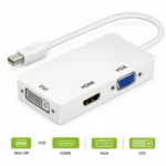 Adaptador USB Tipo-C a HDMI + VGA para Monitor y Projector