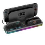 OTVO Cargador para Joy-Con de Nintendo Switch 2 Negro