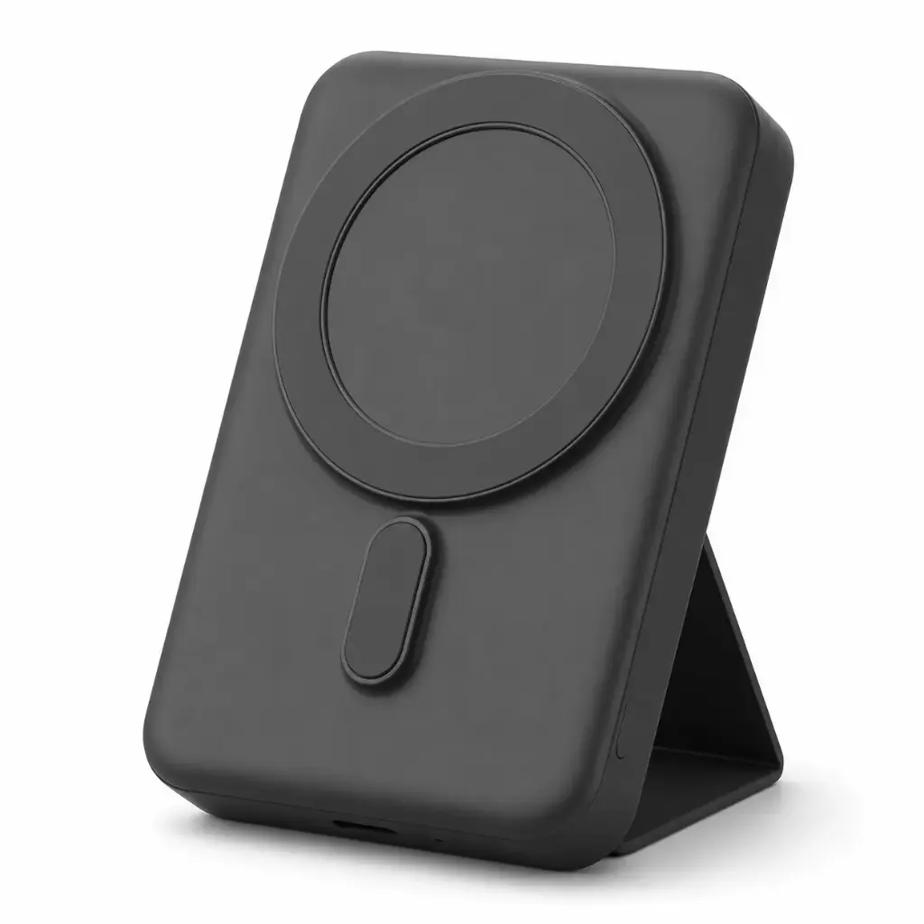 71bcc31659140ef1cce1a838843c17ce_Power_Bank_Magnetico_10,000mAh_con_Soporte_Negro_2485 Power Bank Magnetico 10,000mAh con Soporte Negro - Imagen 1