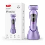 Xo 2 in 1 Multifuntional Body Hair Trimmer - Shaver Purple XO-CF54