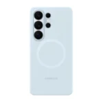 Estuche de Silicone Samsung S26 Ultra Magnético Celeste