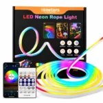 Tira LED Neon Rope Light 10 Metros IP68 con Control Remoto y App
