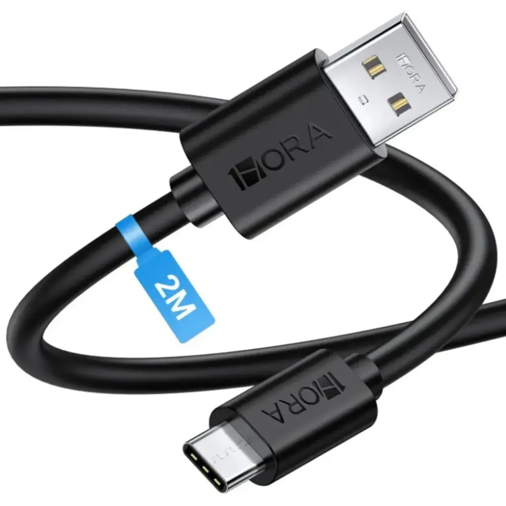 7e225c5e18b0a7734c847ca763379f06_1Hora_Cable_Tipo_C_2.1A_2M_CAB246_Negro_2338 1Hora Cable Tipo C 2.1A 2M CAB246 Negro - Imagen 1