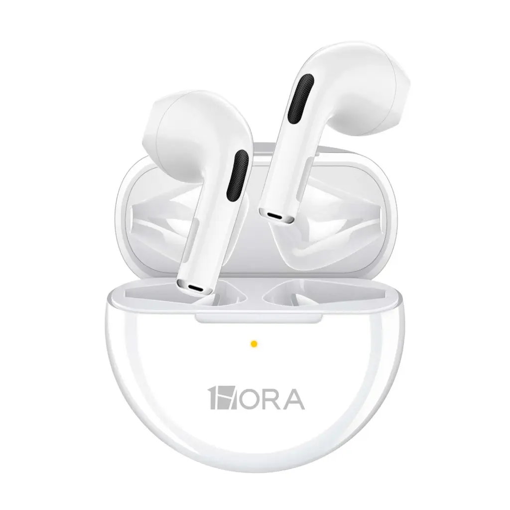 1Hora Audífonos Inalámbricos con Cable Tipo-C 1 Metro Blanco - Imagen 1