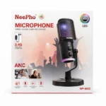 Neepho Micrófono con Cable 2.4G with AND RGB NP-M02