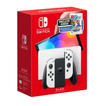 Nintendo Switch Oled + Mario Wonder Bundle HRG-S-KAASD Garantia Panama