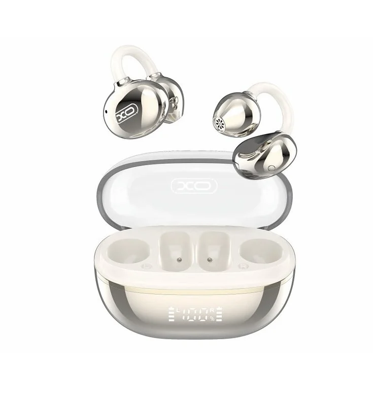 Audífonos Bluetooth Inalámbricos 24 Horas XO-G43 Open Ear Clip-On Dorado - Imagen 1