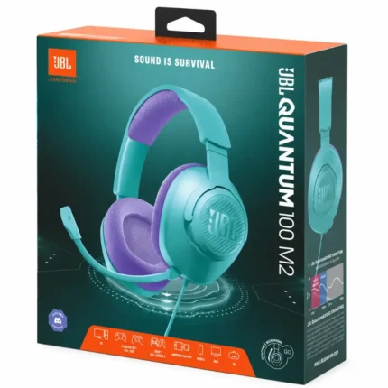 Jbl Quantum 100 M2 Wired Turquesa