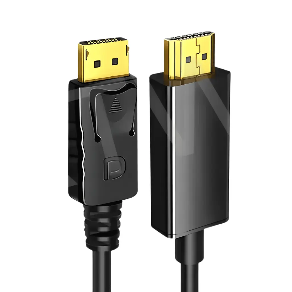 Cable DisplayPort a HDMI 4K Ultra HD 1.8M JEQANG JC-HD66 - Imagen 1