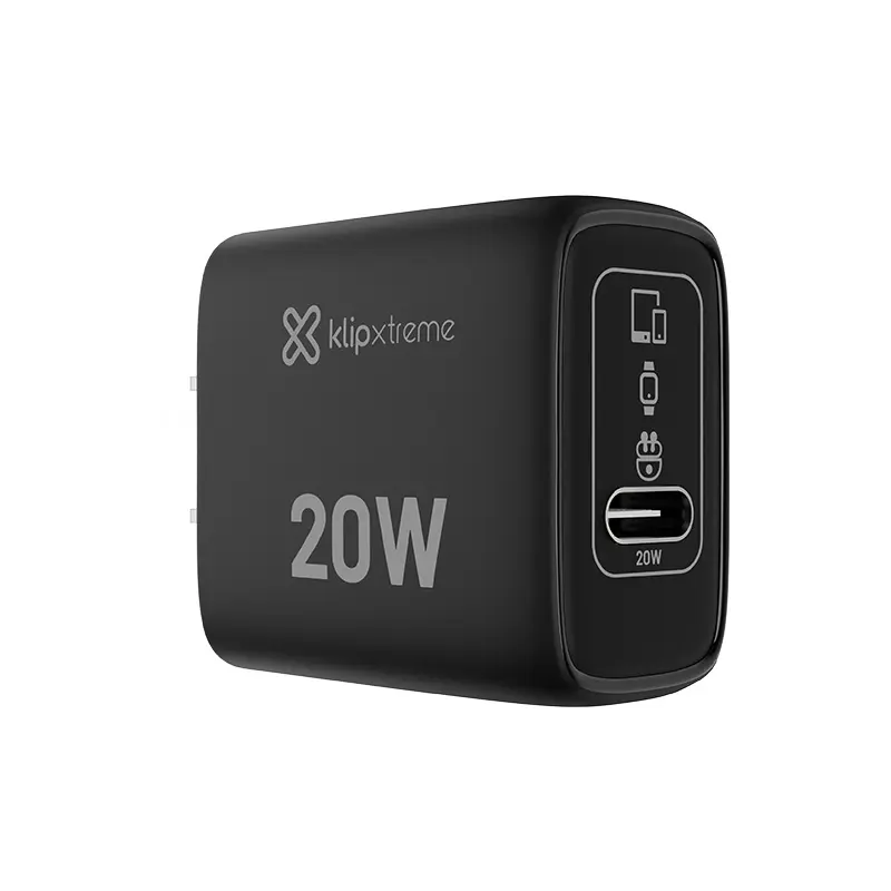 aadb9dd0bd00598a0f82bd515798db4b_KlipXtreme_USB-C_GaN_wall_Charger_20w_592 KlipXtreme USB-C GaN wall Charger 20w - Imagen 1