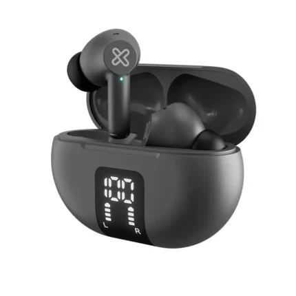 KlipXtreme EdgeBuds Active Naoise Cancelling Tws 22H Negro