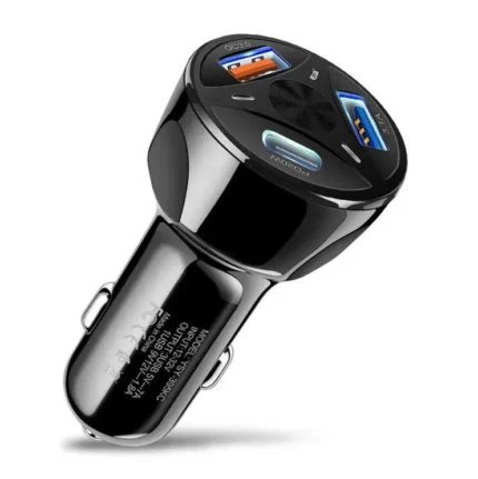 Adaptador Auto T-A70 Super Charger 3Puertos PD 85W