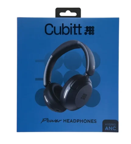 Cubitt Power Headphones ANC Blue CT-PWANC2N – Audífonos Inalámbricos con Cancelación de Ruido
