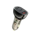 Wiwu 90W PD-QQC Zinc Alloy Fast Charger Car